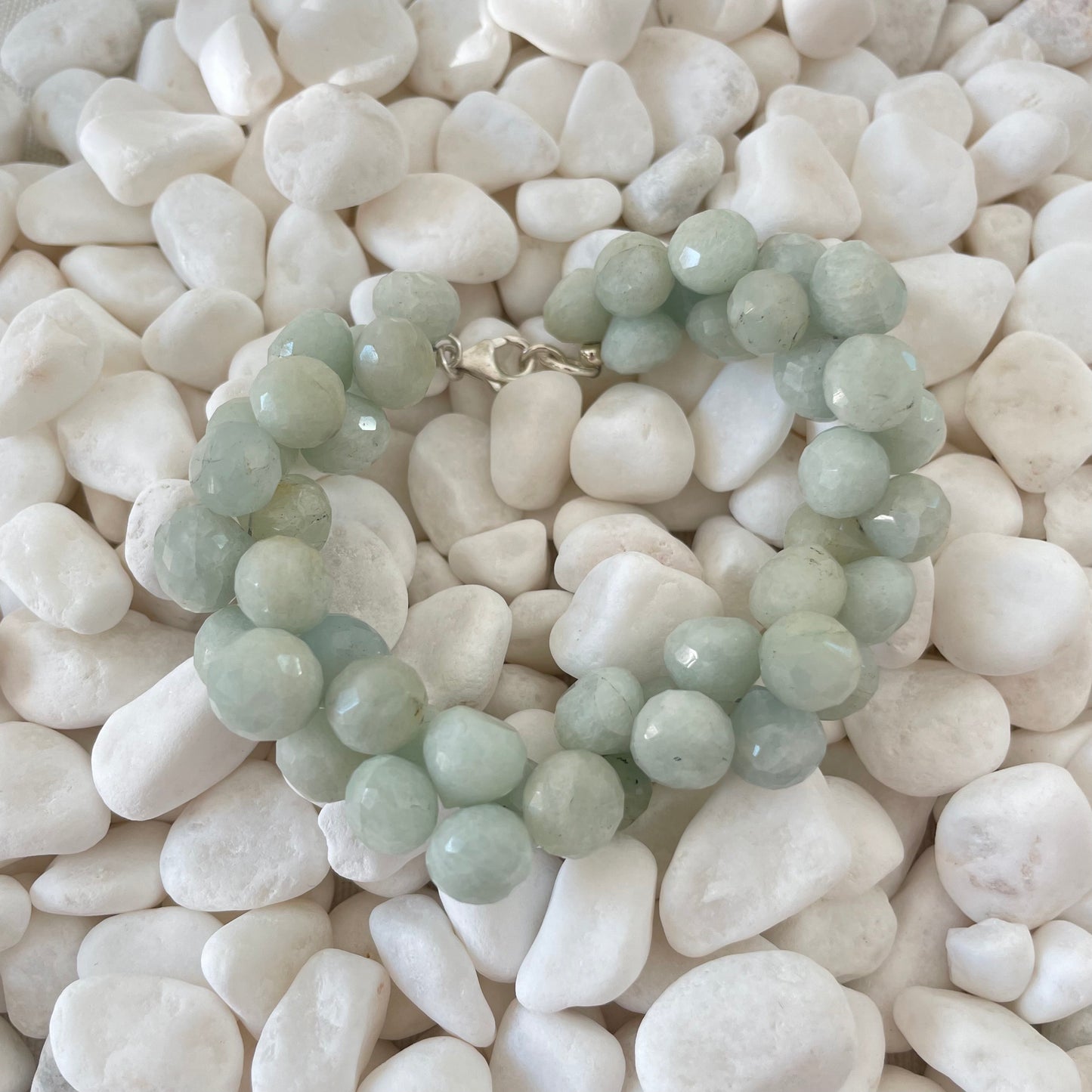 Aquamarine Large Briolette Bracelet