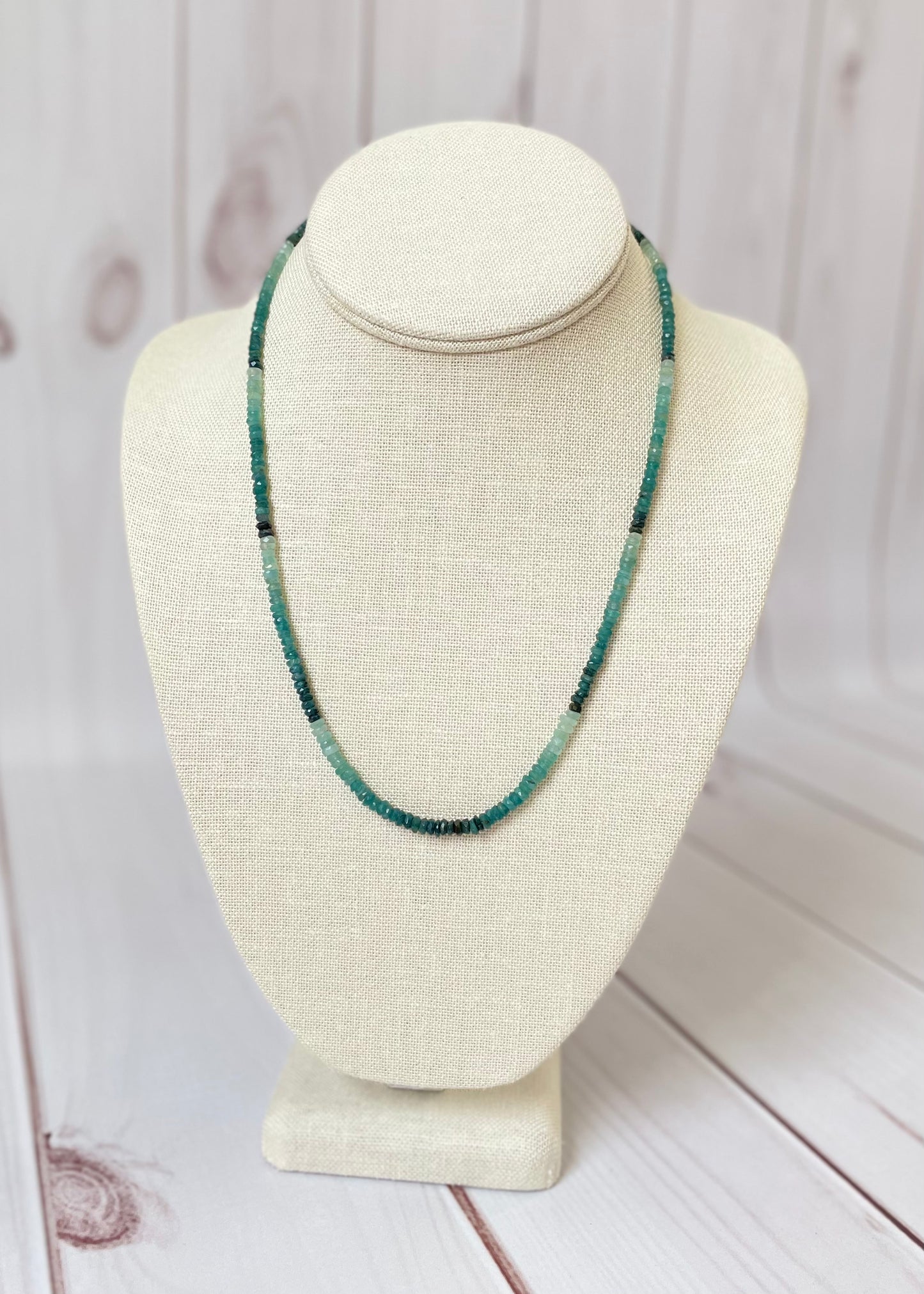 Simple Grandidierite Necklace