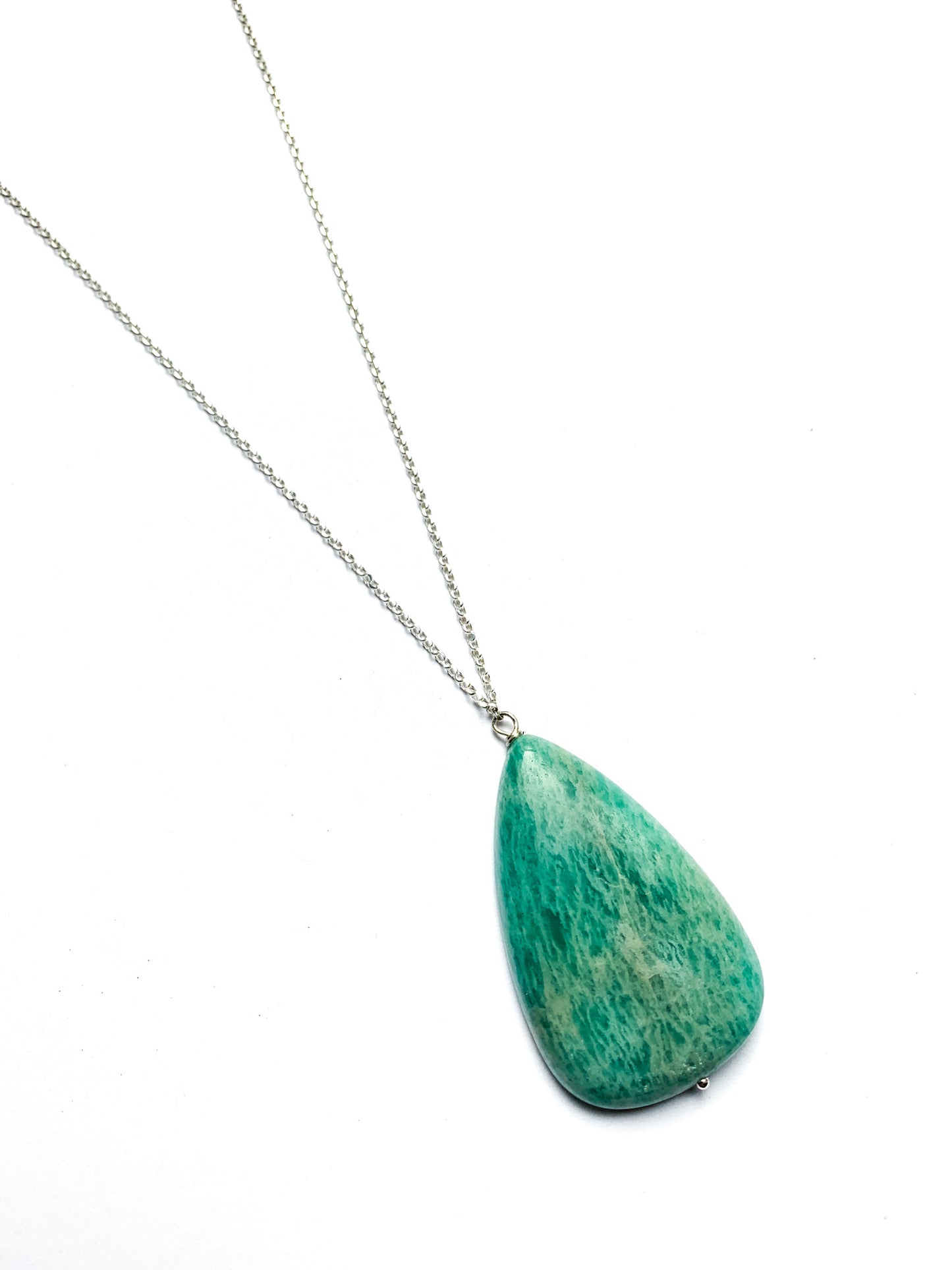 Amazonite Teardrop Pendant