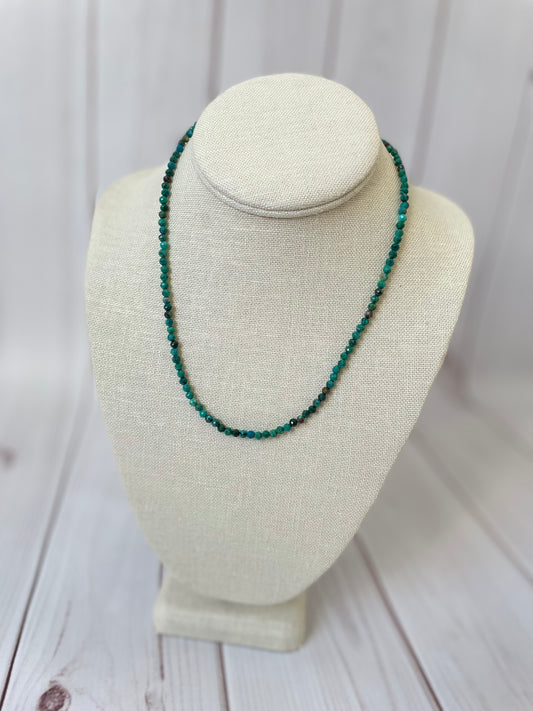 Chrysocolla Necklace 14”