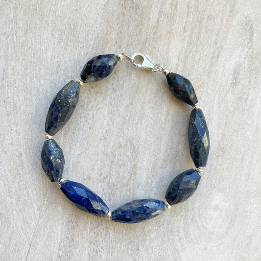 Lapis Dew Bracelet