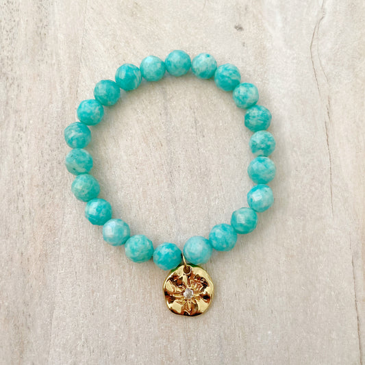 Amazonite Star Bracelet