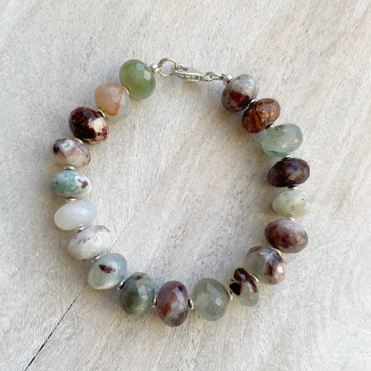 Multi Chalcedony Bracelet