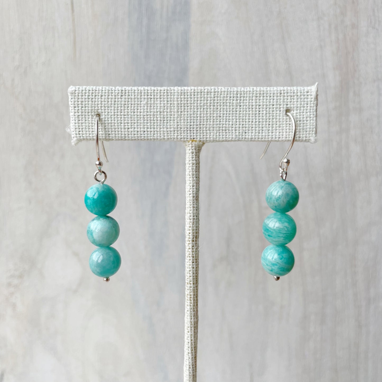 Gemstone Dangle Earrings