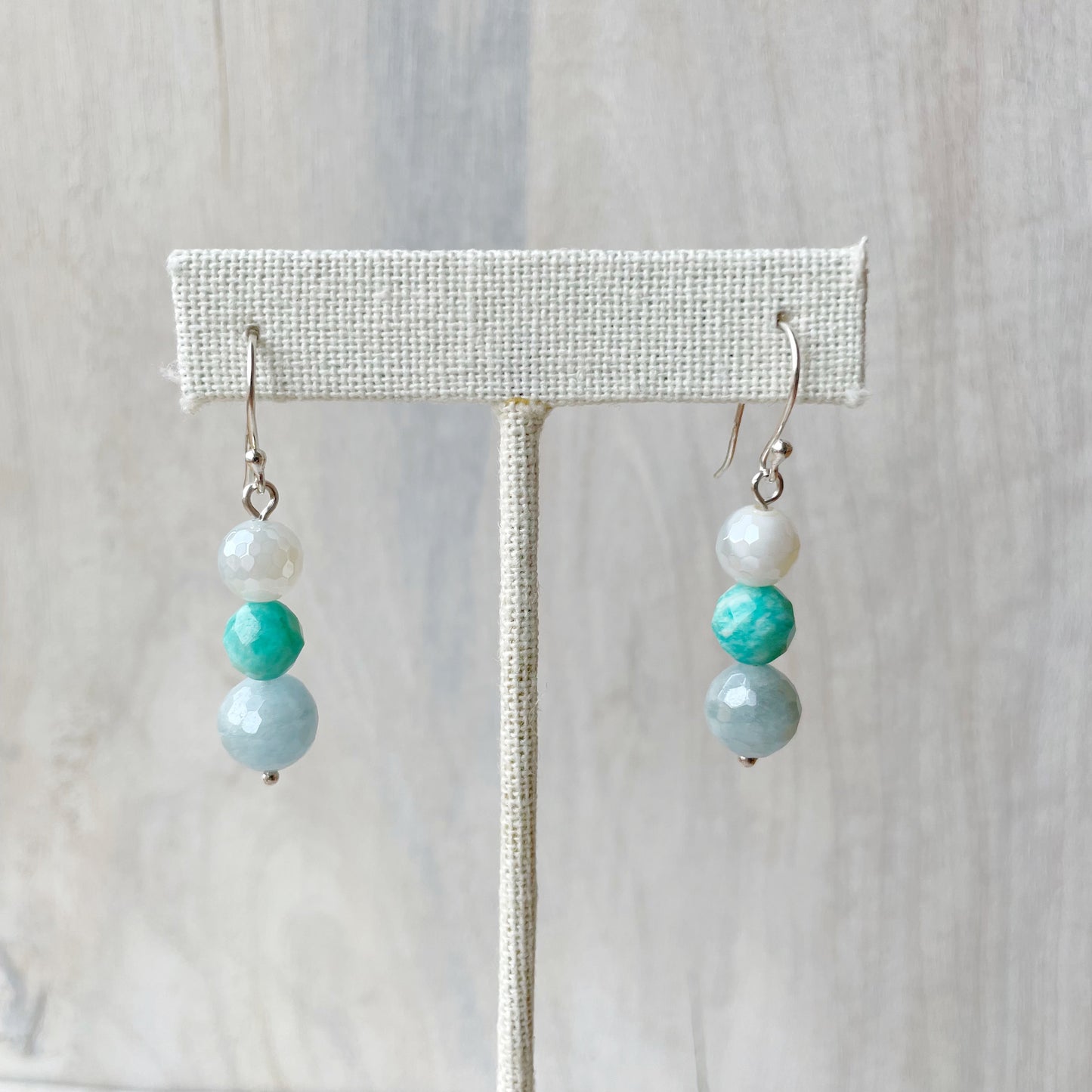 Gemstone Dangle Earrings