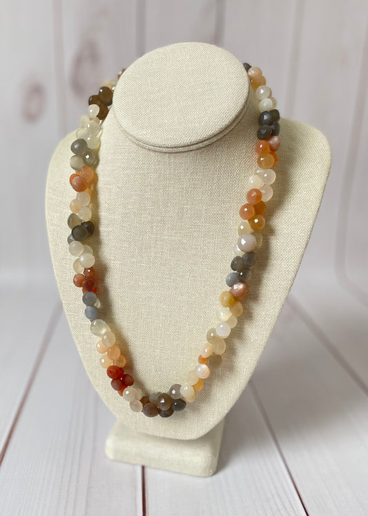 Mixed Moonstone Necklace