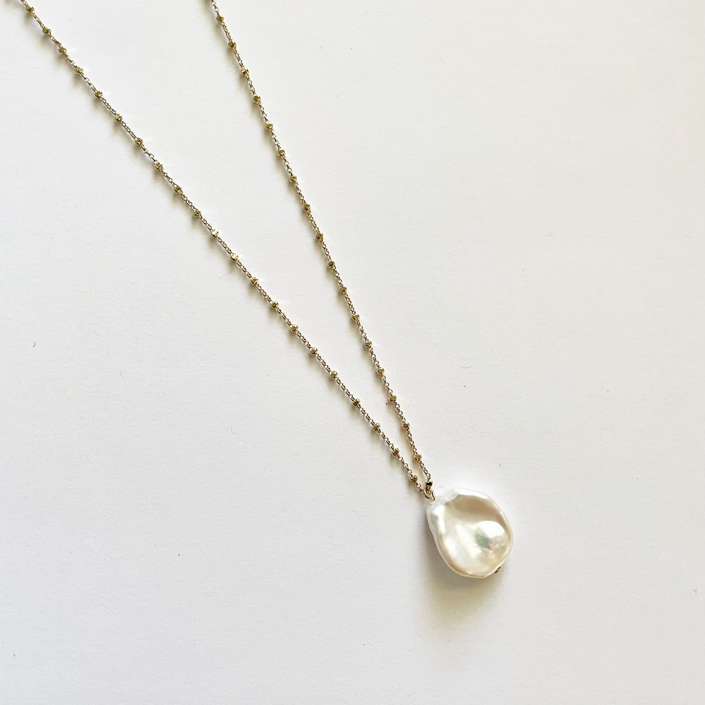 Petal Pearl Necklace