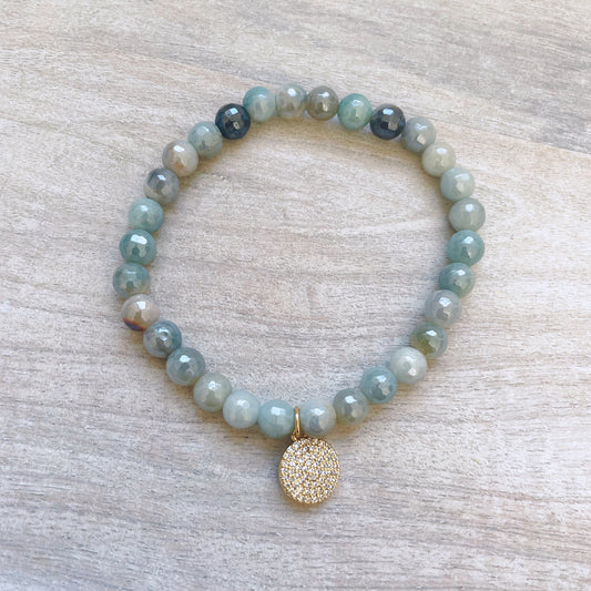 Mystic Amazonite Charm Bracelet