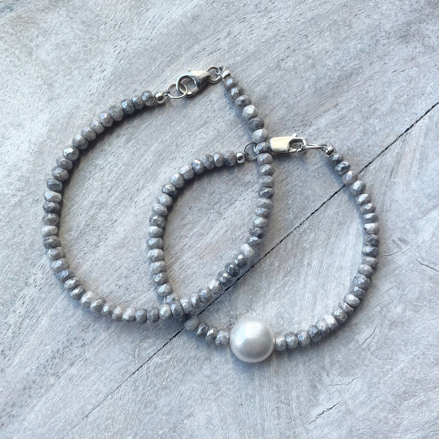 Grey Silverite Bracelet