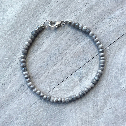 Grey Silverite Bracelet