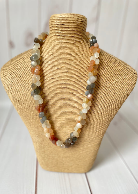 Mixed Moonstone Necklace