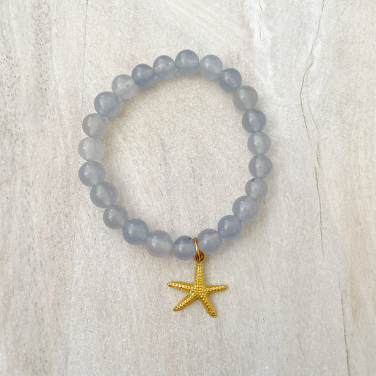 Jade and Starfish Bracelet