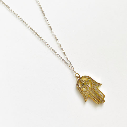 Hamsa Hand Necklace